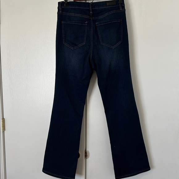 Nicole Miller Dark Blue High Rise Bootcut Jeans size 12x 42” - Picture 5 of 7